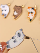 Load image into Gallery viewer, Cute Cat Magnetic Needle Holder Threader Household Magnetic Pin Holder (6 Pcs)
