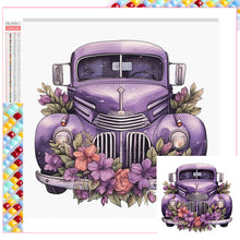 Load image into Gallery viewer, Purple Truck 30*30CM(Picture) Full Square Drill Diamond Painting
