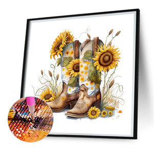 Boots 30*30CM(Picture) Full Square Drill Diamond Painting