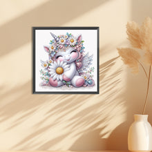 Load image into Gallery viewer, Daisy Unicorn 30*30CM(Canvas) Full Round Drill Diamond Painting
