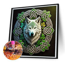 Load image into Gallery viewer, Mandala Wolf 30*30CM(Canvas) Full Round Drill Diamond Painting

