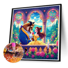 Load image into Gallery viewer, Beauty And The Beast 50*50CM(Canvas) Full Round Drill Diamond Painting
