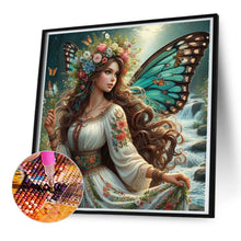 Load image into Gallery viewer, Girl 50*50CM(Canvas) Full Round Drill Diamond Painting
