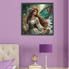 Load image into Gallery viewer, Girl 50*50CM(Canvas) Full Round Drill Diamond Painting
