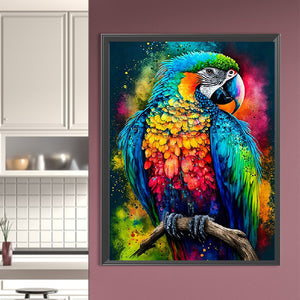 Parrot 50*65CM(Canvas) Full Round Drill Diamond Painting