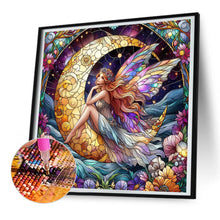 Load image into Gallery viewer, Glass Painting Fairy 30*30CM(Canvas) Full Round Drill Diamond Painting
