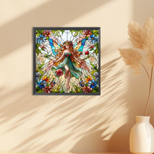 Load image into Gallery viewer, Glass Painting Fairy 30*30CM(Canvas) Full Round Drill Diamond Painting
