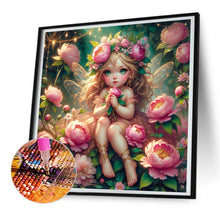 Load image into Gallery viewer, Flower Elf 30*30CM(Canvas) Full Round Drill Diamond Painting
