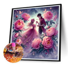 Load image into Gallery viewer, Flower Couple 30*30CM(Canvas) Full Round Drill Diamond Painting
