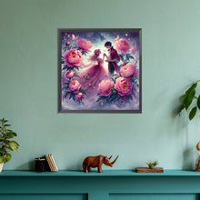 Load image into Gallery viewer, Flower Couple 30*30CM(Canvas) Full Round Drill Diamond Painting
