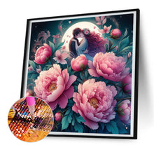 Load image into Gallery viewer, Flower Couple 30*30CM(Canvas) Full Round Drill Diamond Painting
