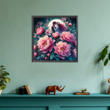 Load image into Gallery viewer, Flower Couple 30*30CM(Canvas) Full Round Drill Diamond Painting
