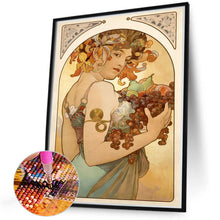 Load image into Gallery viewer, Woman Holding Flowers 40*50CM(Canvas) Full Round Drill Diamond Painting
