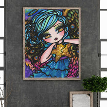 Load image into Gallery viewer, Peacock Girl 40*50CM(Canvas) Full Round Drill Diamond Painting
