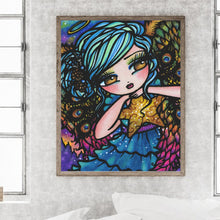 Load image into Gallery viewer, Peacock Girl 40*50CM(Canvas) Full Round Drill Diamond Painting
