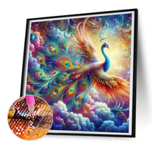 Load image into Gallery viewer, Colorful Flying Peacock 30*30CM(Canvas) Full Round Drill Diamond Painting
