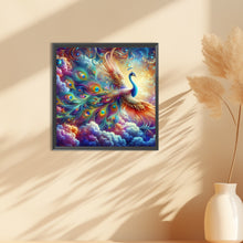 Load image into Gallery viewer, Colorful Flying Peacock 30*30CM(Canvas) Full Round Drill Diamond Painting
