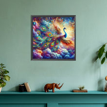 Load image into Gallery viewer, Colorful Flying Peacock 30*30CM(Canvas) Full Round Drill Diamond Painting
