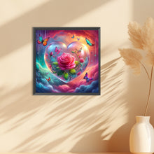 Load image into Gallery viewer, Butterflies And Fantasy Roses 30*30CM(Canvas) Full Round Drill Diamond Painting
