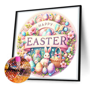 Easter Egg 30*30CM(Canvas) Full Round Drill Diamond Painting