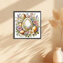 Load image into Gallery viewer, Easter Eggs Among Flowers 30*30CM(Canvas) Full Round Drill Diamond Painting
