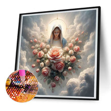 Load image into Gallery viewer, Flowers And Virgin 30*30CM(Canvas) Full Round Drill Diamond Painting
