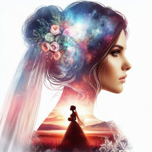 Load image into Gallery viewer, Romantic Wedding Silhouette 30*30CM(Canvas) Full Round Drill Diamond Painting
