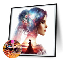 Load image into Gallery viewer, Romantic Wedding Silhouette 30*30CM(Canvas) Full Round Drill Diamond Painting
