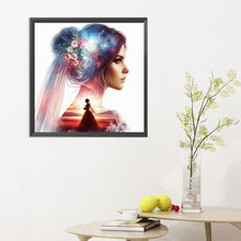 Load image into Gallery viewer, Romantic Wedding Silhouette 30*30CM(Canvas) Full Round Drill Diamond Painting
