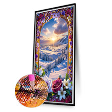 Load image into Gallery viewer, Picture Frame Garden 40*70CM(Picture) Full AB Round Drill Diamond Painting
