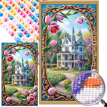 Load image into Gallery viewer, Picture Frame Garden 40*70CM(Picture) Full AB Round Drill Diamond Painting
