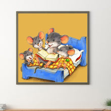 Load image into Gallery viewer, A Cozy Mouse Family 40*40CM(Canvas) Full Round Drill Diamond Painting
