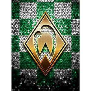 Werder Bremen Logo 30*40CM(Canvas) Full Square Drill Diamond Painting
