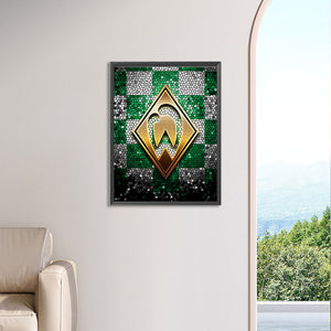Werder Bremen Logo 30*40CM(Canvas) Full Square Drill Diamond Painting