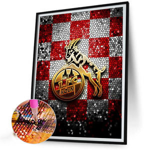 Cologne Logo 30*40CM(Canvas) Full Square Drill Diamond Painting