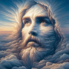 Load image into Gallery viewer, Cloud Jesus 30*30CM(Canvas) Full Round Drill Diamond Painting
