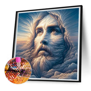 Cloud Jesus 30*30CM(Canvas) Full Round Drill Diamond Painting