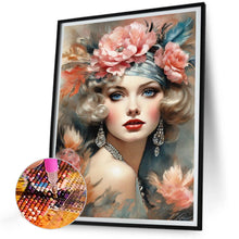 Load image into Gallery viewer, Noble Lady 30*40CM(Canvas) Full Round Drill Diamond Painting
