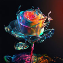 Load image into Gallery viewer, Colorful Roses 30*30CM(Canvas) Full Round Drill Diamond Painting

