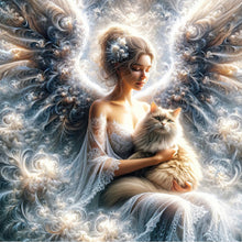 Load image into Gallery viewer, Angel 40*40CM(Canvas) Full Round Drill Diamond Painting

