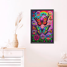 Load image into Gallery viewer, Garden Bubble Butterfly 40*60CM(Picture) Full AB Round Drill Diamond Painting
