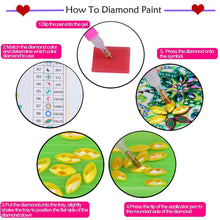 Load image into Gallery viewer, English Sentences Flower 40*30CM(Canvas) Partial Special Shaped Drill Diamond Painting
