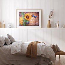 Load image into Gallery viewer, English Sentences Flower 40*30CM(Canvas) Partial Special Shaped Drill Diamond Painting
