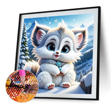 Load image into Gallery viewer, Kitten 35*35CM(Canvas) Full Round Drill Diamond Painting
