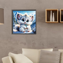 Load image into Gallery viewer, Kitten 35*35CM(Canvas) Full Round Drill Diamond Painting
