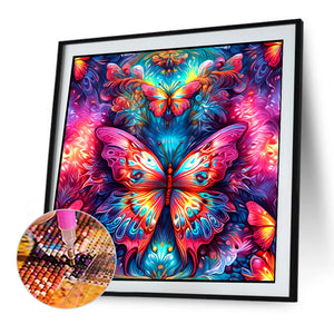 Butterfly 35*35CM(Canvas) Full Round Drill Diamond Painting