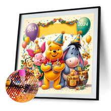 Load image into Gallery viewer, Winnie The Pooh 35*35CM(Canvas) Full Round Drill Diamond Painting
