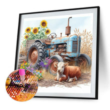 Load image into Gallery viewer, Lamb Truck 35*35CM(Canvas) Full Round Drill Diamond Painting
