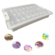 Load image into Gallery viewer, 24 Grid Diamond Painting Bead Storage Containers Bead Organizers and Dot Storage
