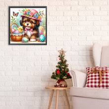Load image into Gallery viewer, Ravenclaw Dog And Easter Egg 30*30CM(Canvas) Full Round Drill Diamond Painting
